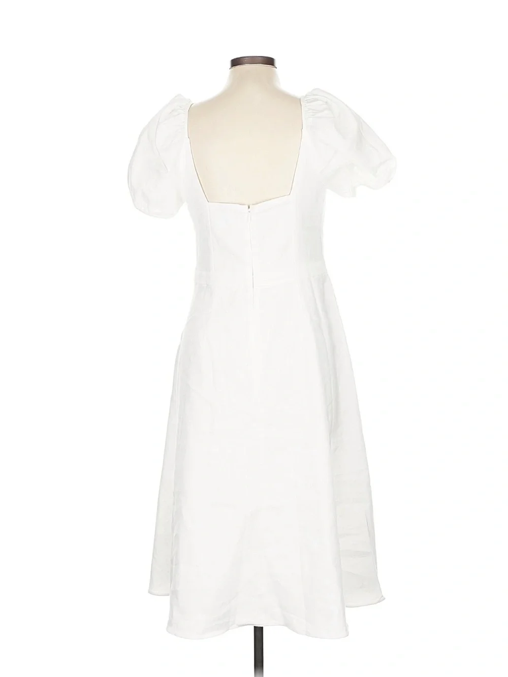 J. Crew white linen blend dress size 10